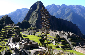 Berg in Machu Picchu in Peru