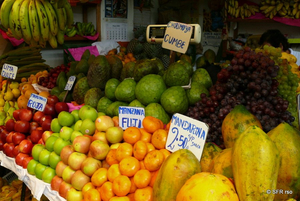 Markt in Lima in Peru